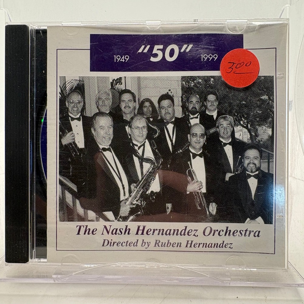Theβ Nash Hernandez Orchestra 50th Anniversary CD Ruben Hernandez Big Band Jazz